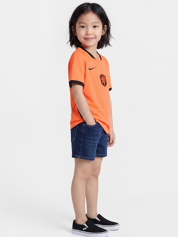 NIKE - Camiseta funcional 'KNVB' en naranja: frente