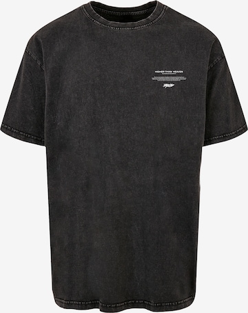 MJ Gonzales Тениска 'Higher Than Heaven V.2' в черно: отпред