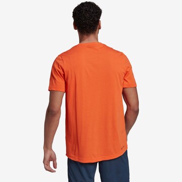 ADIDAS SPORTSWEAR Performance Shirt 'Designed To Move Logo' in Orange