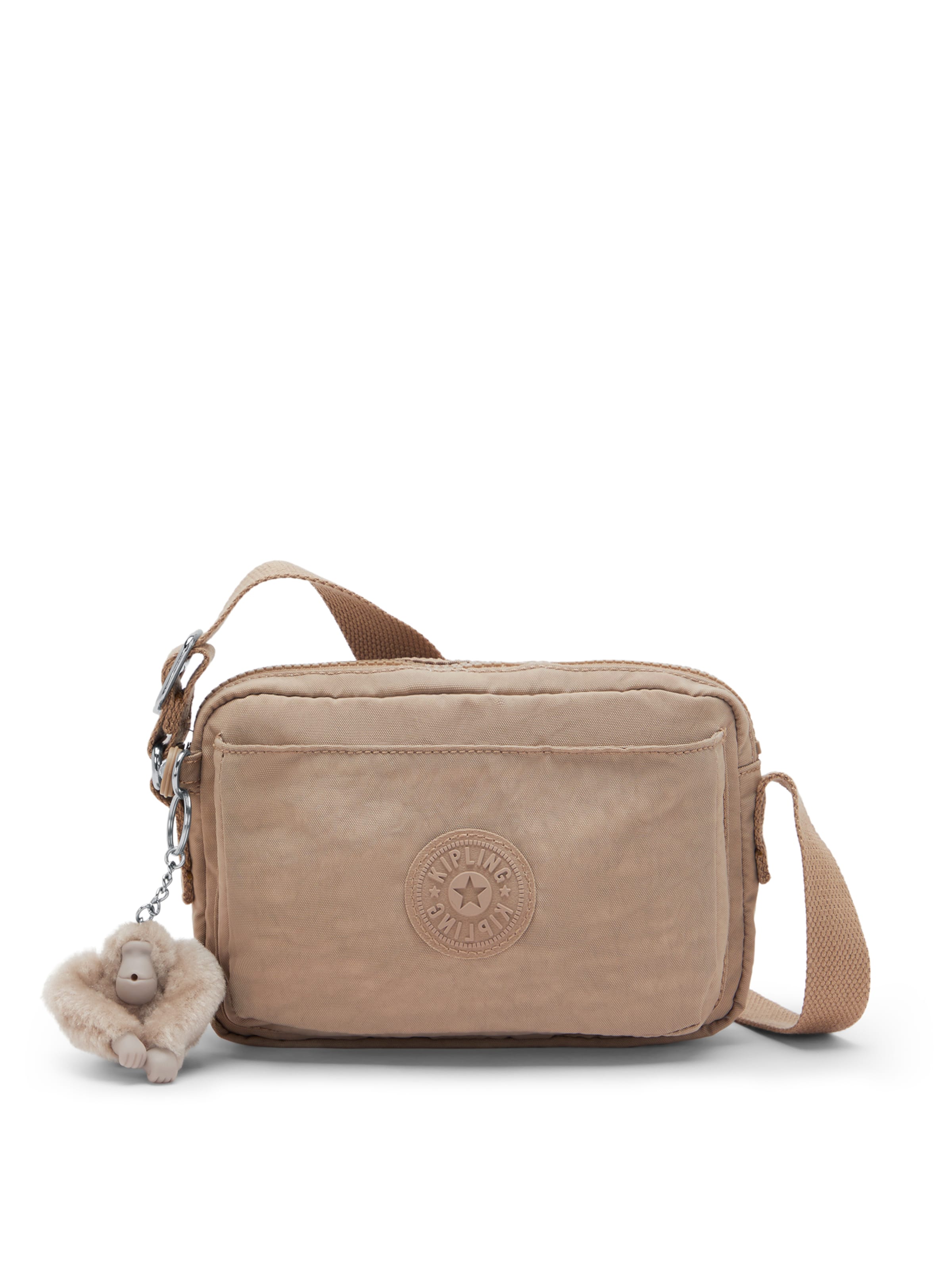 KIPLING - Bolso de hombro 'ABANU' en beige: frente