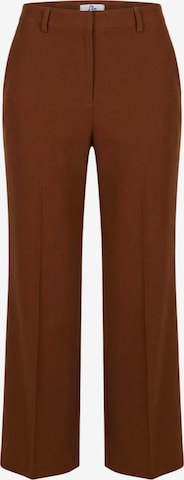 Pantalon à plis 'Pantaloni Gamba Ampia PE26199' I AM en marron : devant
