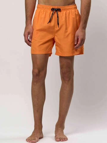 U.S. POLO ASSN. Zwemshorts ' UMAZA ' in Oranje: voorkant