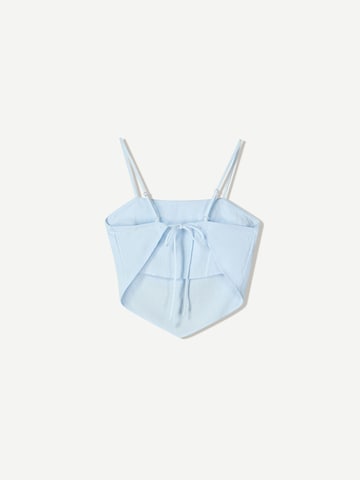 Top di Bershka in blu