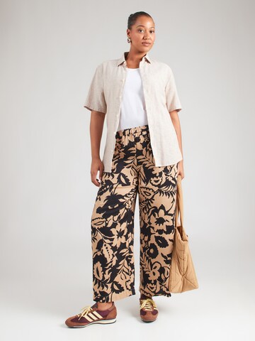 Persona by Marina Rinaldi Loosefit Hose 'NNWBIKINI' in Beige