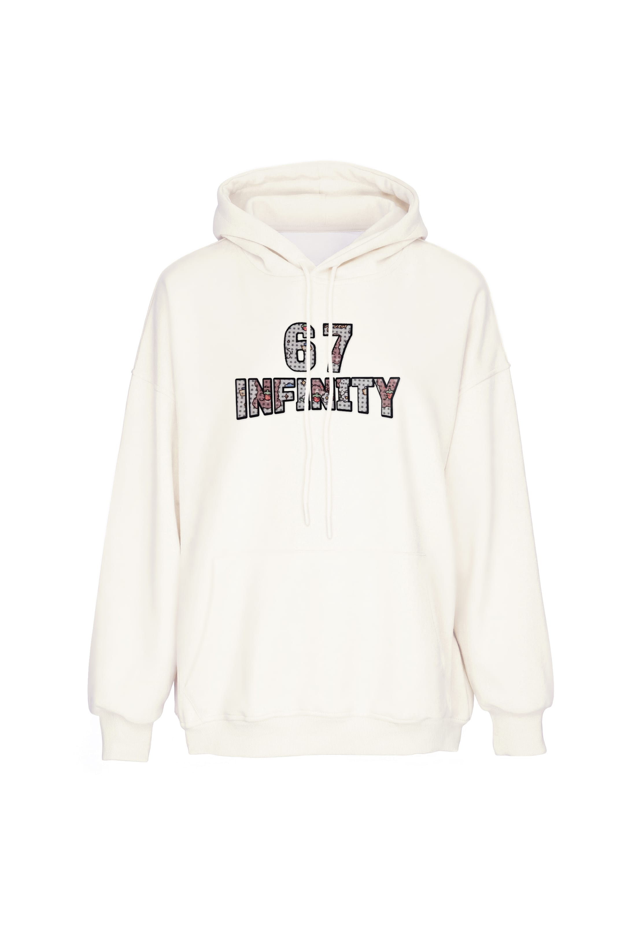 Sweat-shirt MYMO en blanc : devant