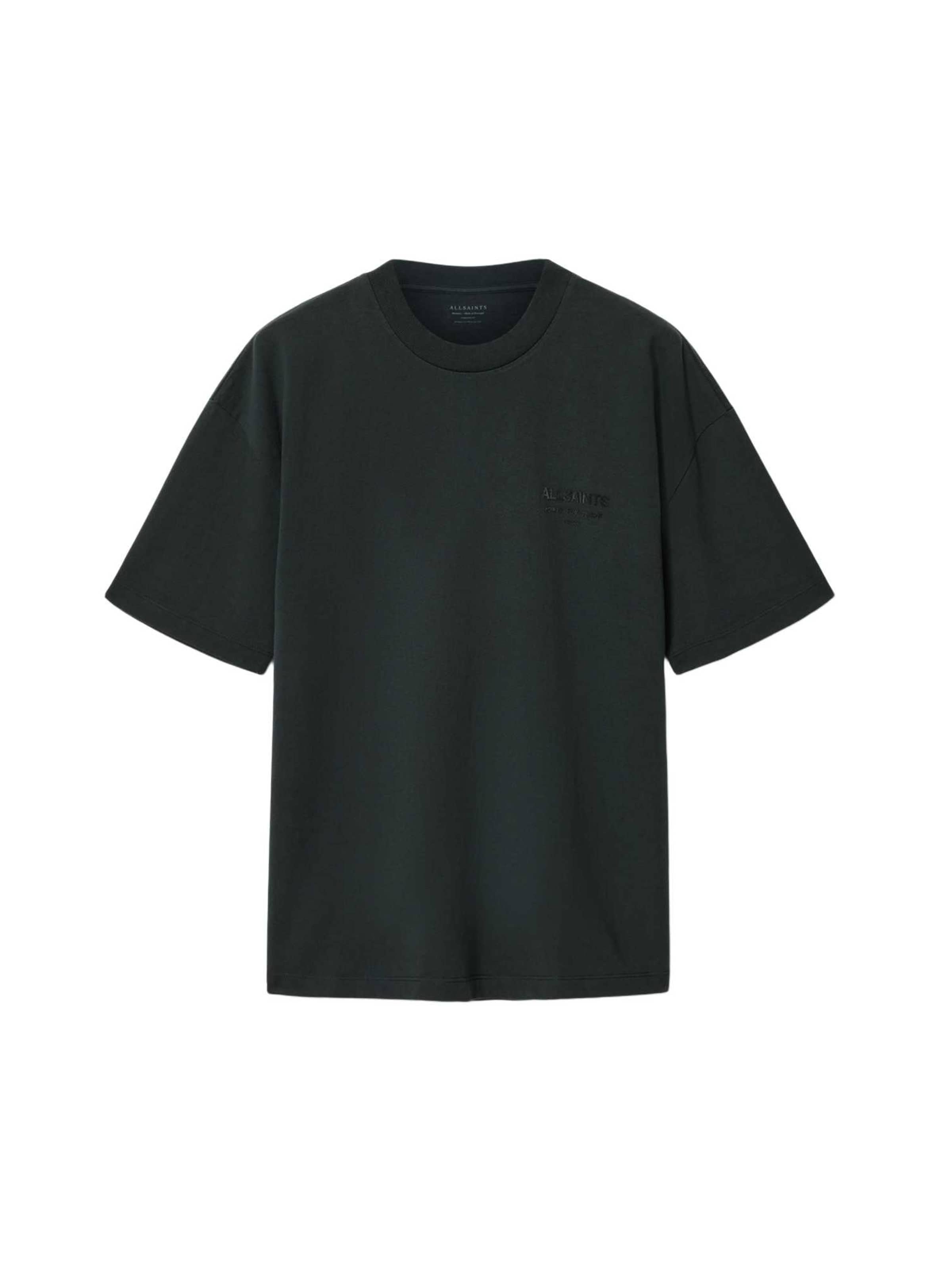 Tricou pe XS AllSaints pe gri metalic, Vizualizare produs