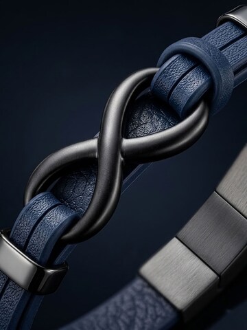 UNIQAL Armband 'INFINITY' in Blauw