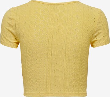 T-shirt 'Sandra' ONLY en jaune