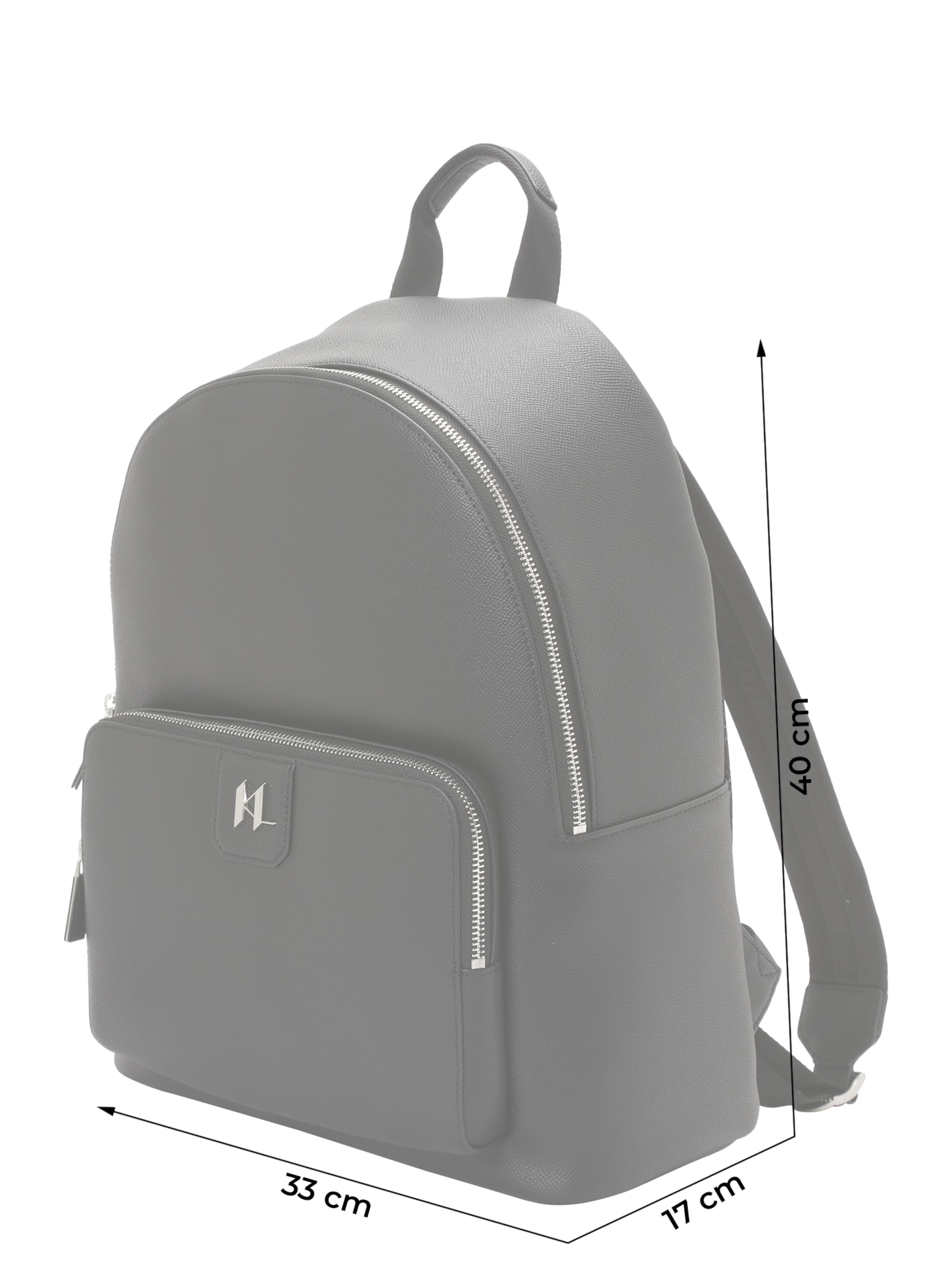 Karl Lagerfeld Rucksack in Schwarz
