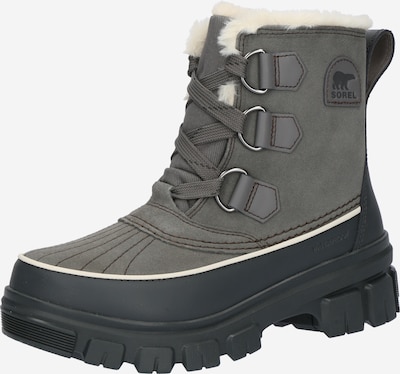 SOREL Snowboots 'Torino' in 35 in schlammfarben / schwarz, Produktansicht