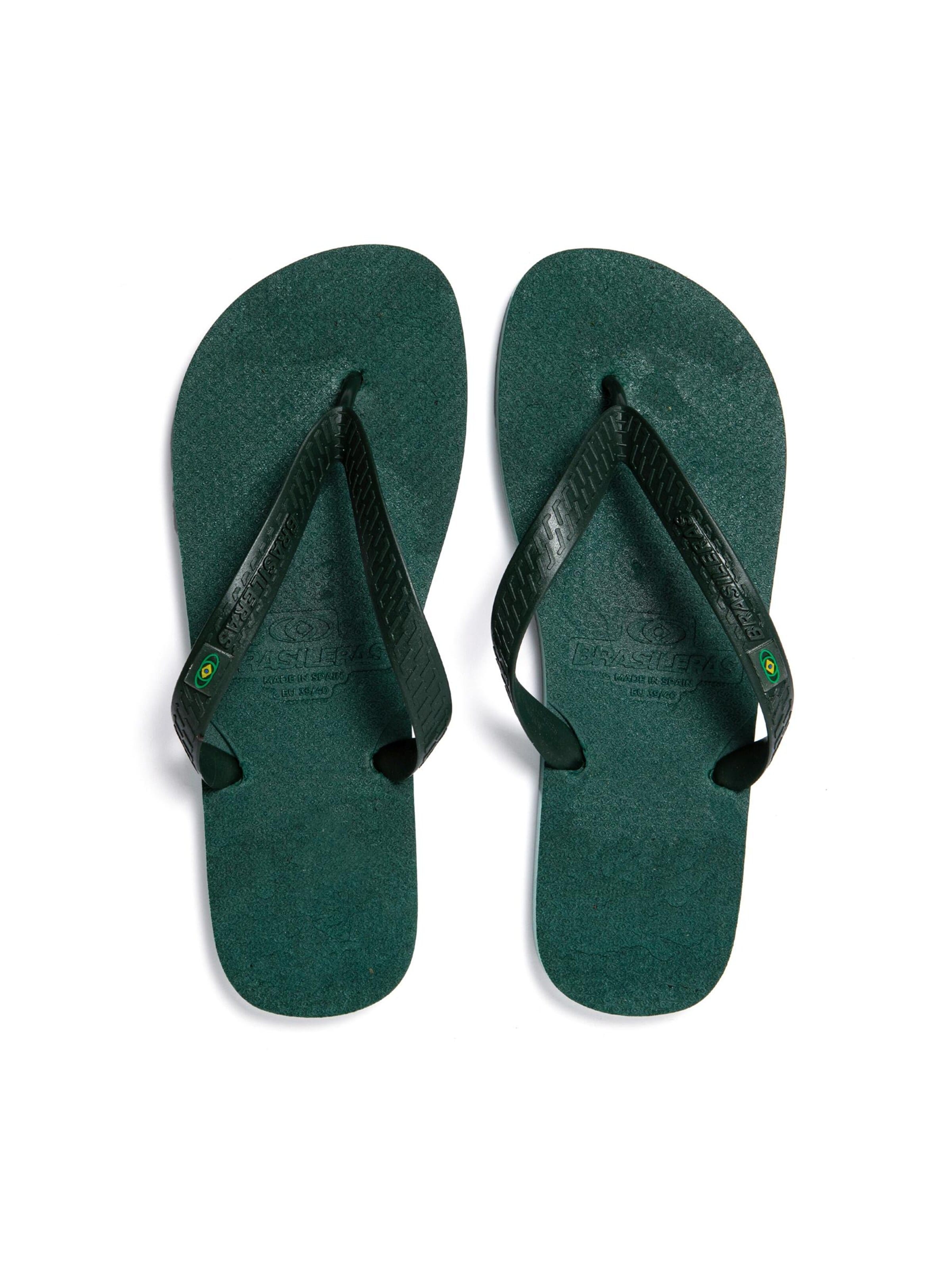 Brasileras - Chinelos de dedo 'Re Walk M' em verde