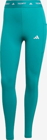 Skinny Leggings 'Stash' ADIDAS PERFORMANCE en vert : devant