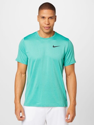 NIKE - Camiseta funcional 'Pro' en verde: frente