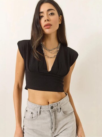 Haut Bianco Lucci en noir