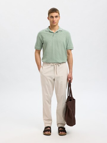 SELECTED HOMME regular Bukser '190' i beige