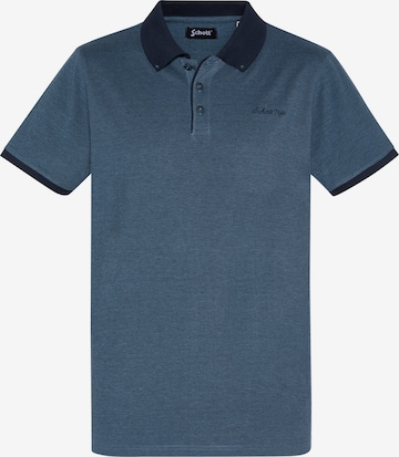Schott NYC Shirt in Blau: Vorderseite