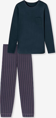 SCHIESSER Pyjama in Blau: Vorderseite