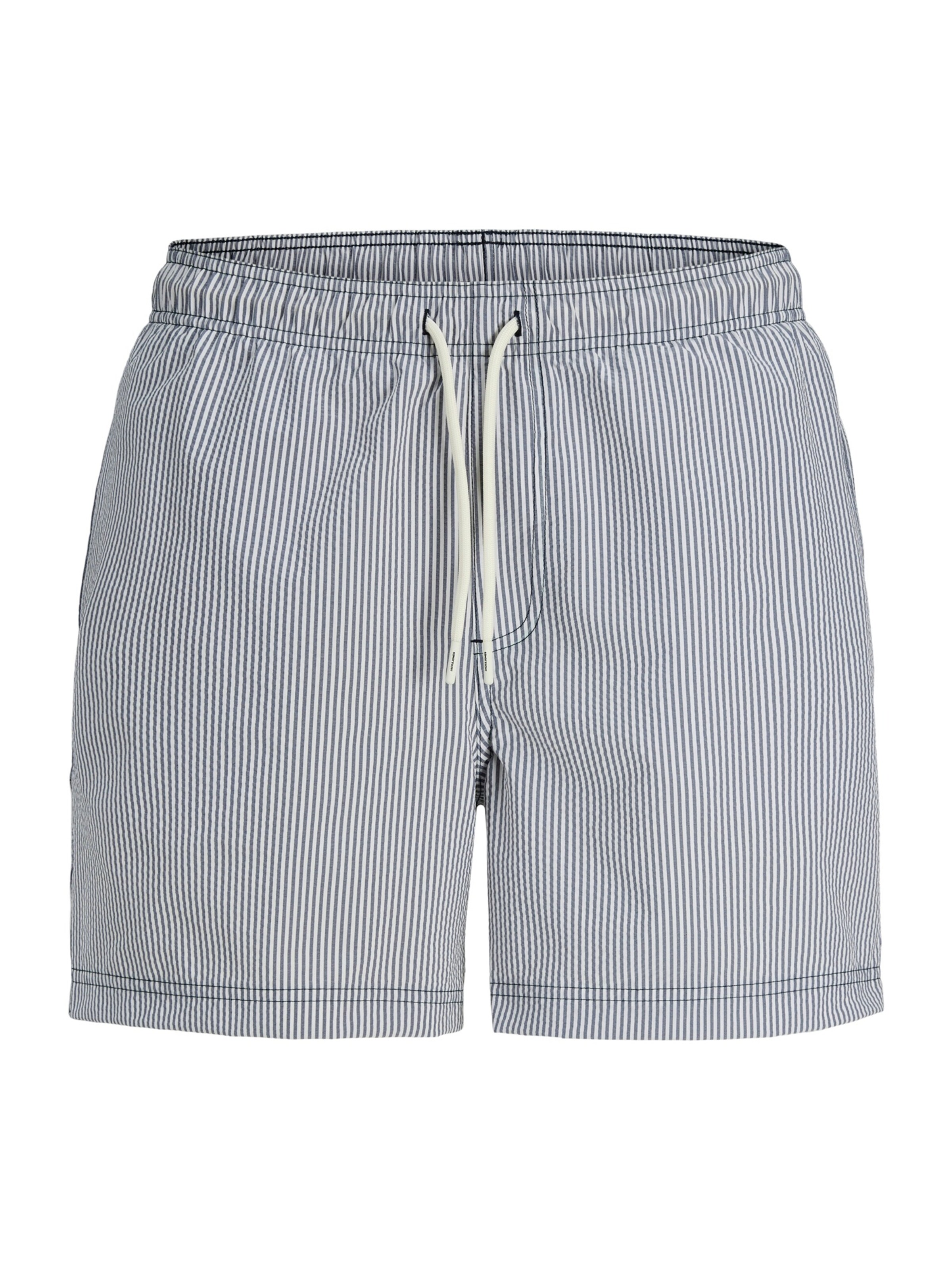 Maudymosi trumpikės 'JPSTMAUI' iš JACK & JONES, spalva – tamsiai mėlyna / balta, Prekių apžvalga