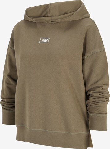 new balance Sweatshirt in Groen: voorkant