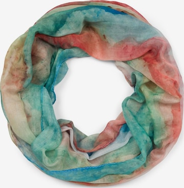 styleBREAKER Schlauchschal 'Loop Aquarell Farbverlauf' in Rot: Vorderseite