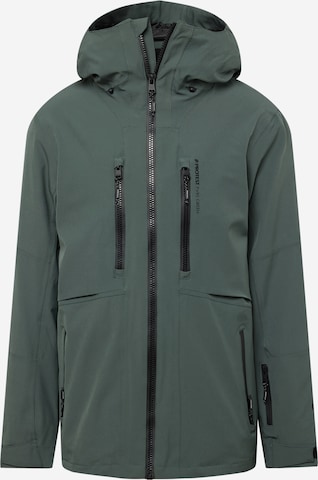 PROTEST Athletic Jacket 'WINNIPEG' in Green: front