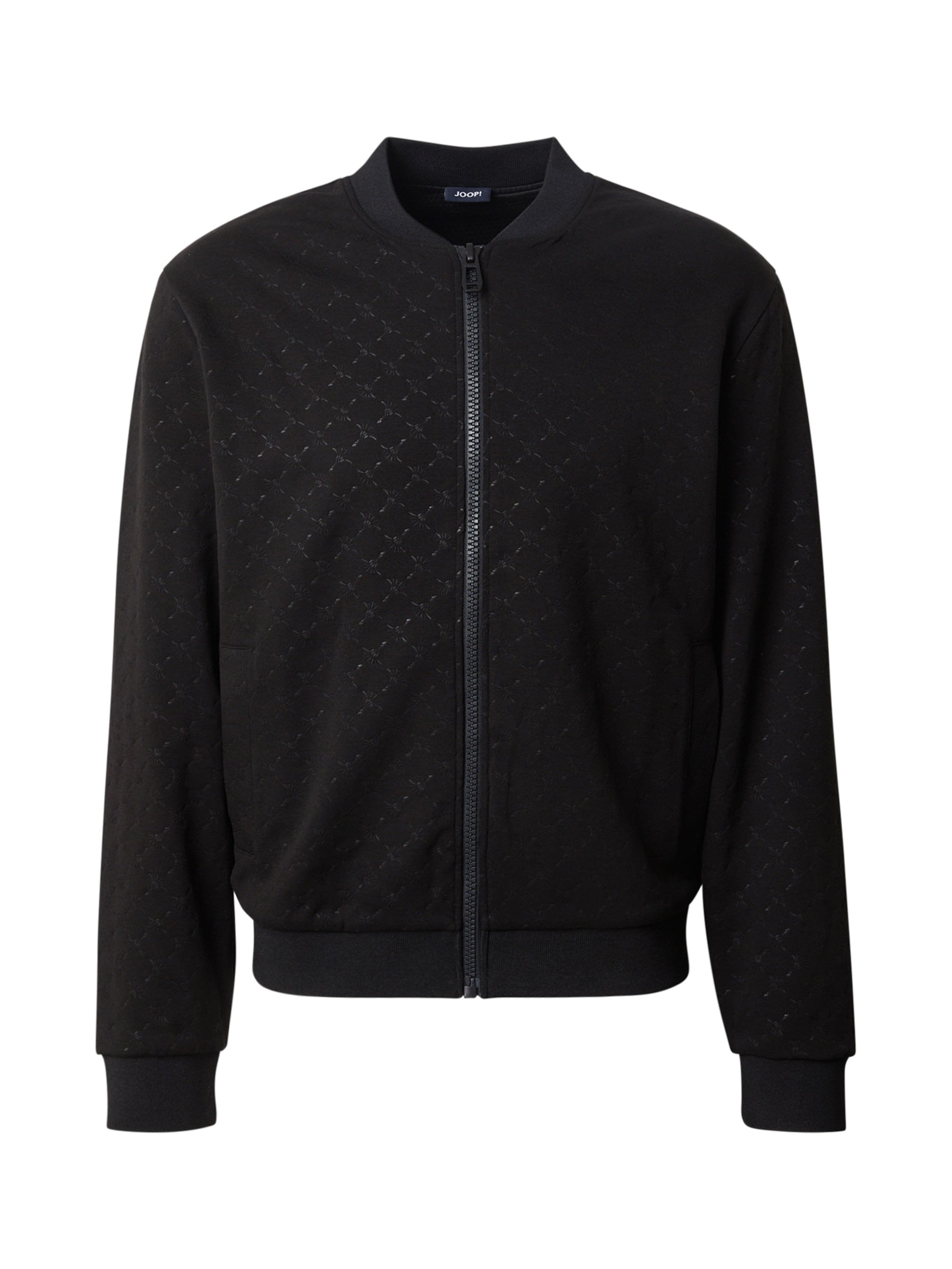 JOOP! Ζακέτα φούτερ 'Barton' σε μαύρο: μπροστά