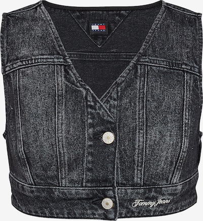 Tommy Jeans Prsluk u crni traper / bijela, Pregled proizvoda