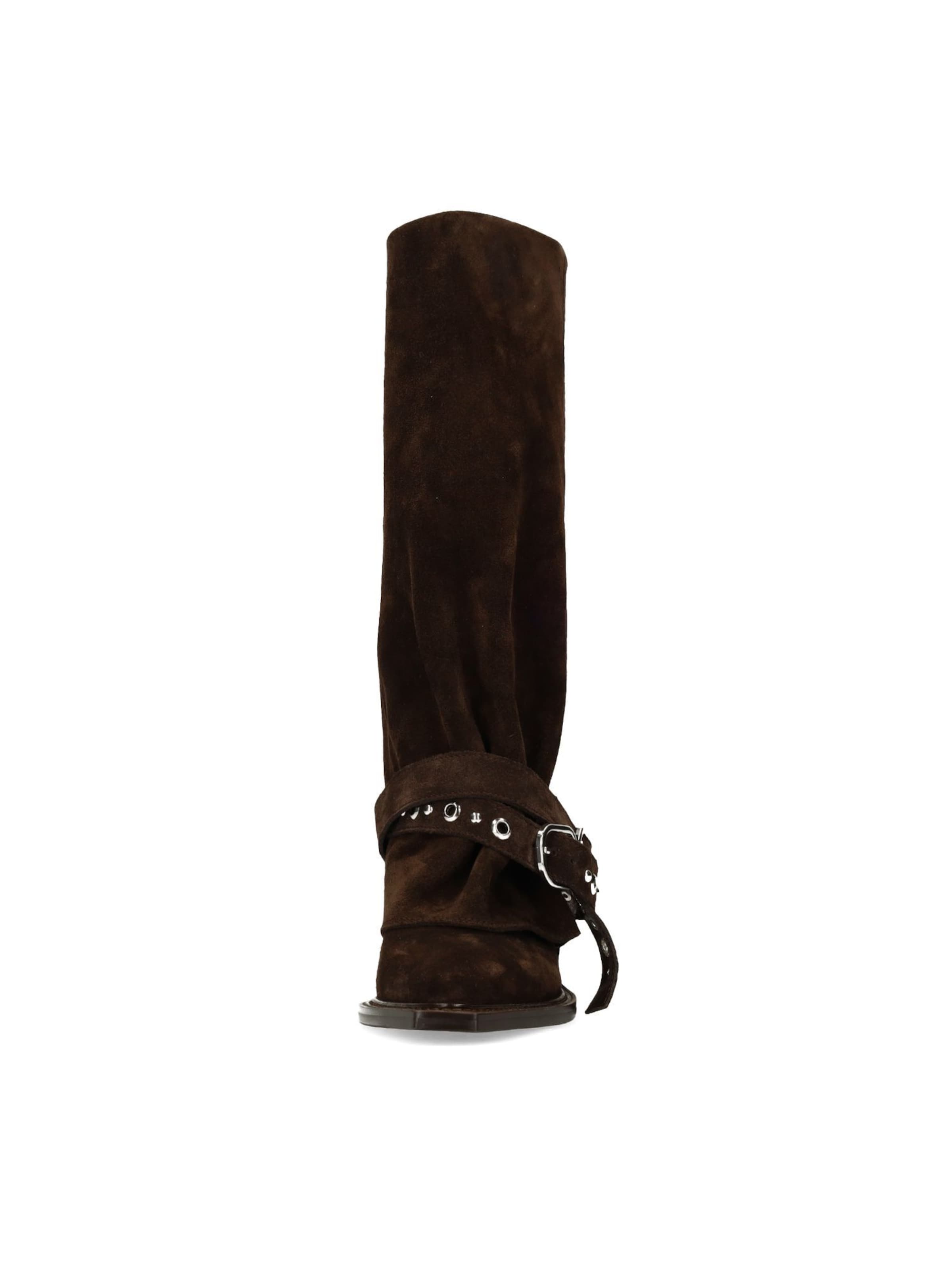 SACHA Cowboy Boots in Brown