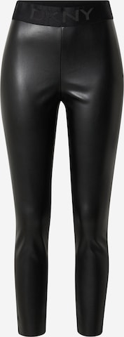 DKNY - Skinny Leggings en negro: frente
