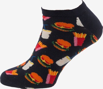 mėlyna Happy Socks Kojinės 'Junk Food'