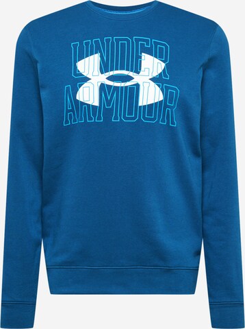 UNDER ARMOUR Athletic Sweatshirt in Blue: front