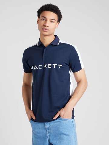 Hackett London Тениска в синьо: отпред