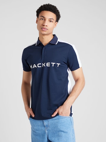 Hackett London Тениска в синьо: отпред