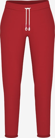 Pantalon de pyjama Mey en rouge : devant