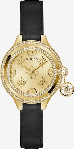 GUESS Uhr in Schwarz: Vorderseite