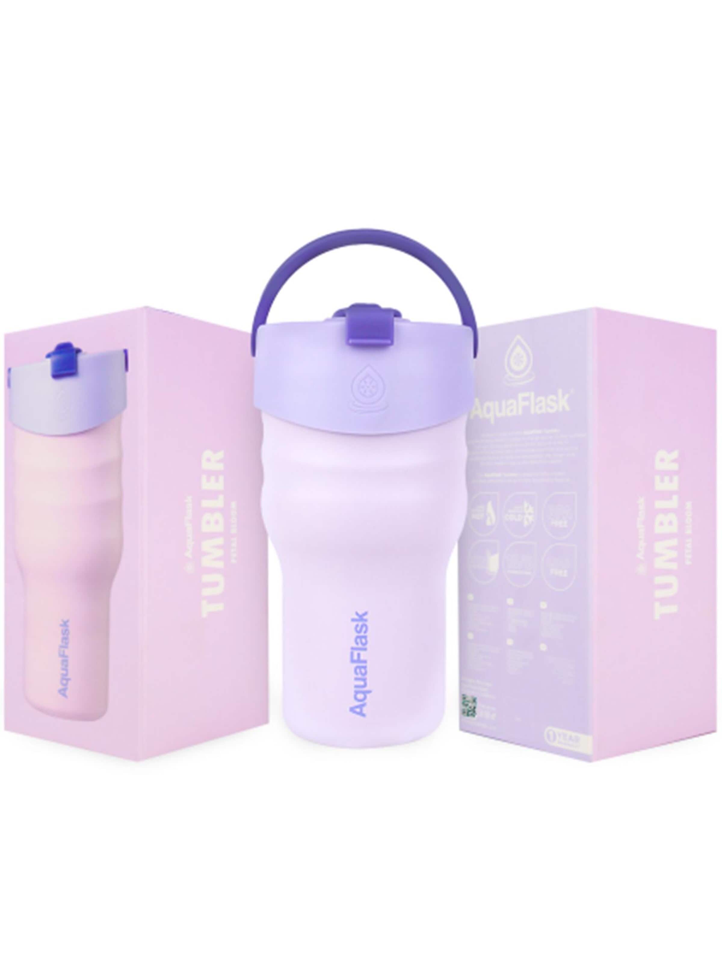 AquaFlask Láhev na vodu 'AquaFlask Termoláhev TUMBLER 591 ml' – fialová