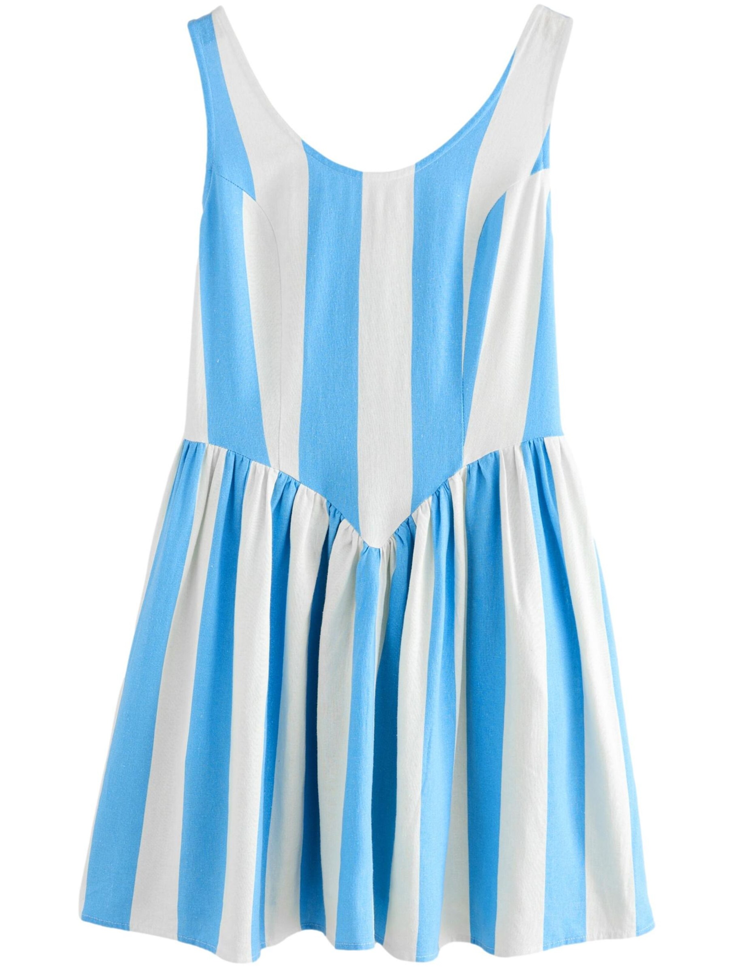 Next Jurk in de kleur Blauw / Wit, Productweergave