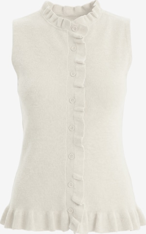 Imily Bela Knitted vest in White: front