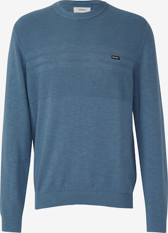 s.Oliver Pullover in Blau: Vorderseite