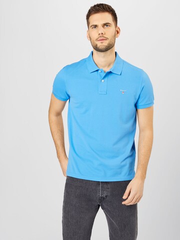 GANT - Camisa 'Rugger' em azul: frente