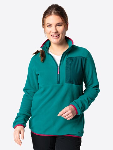 VAUDE Athletic Sweater 'W Rosemoor Fl' in Blue: front