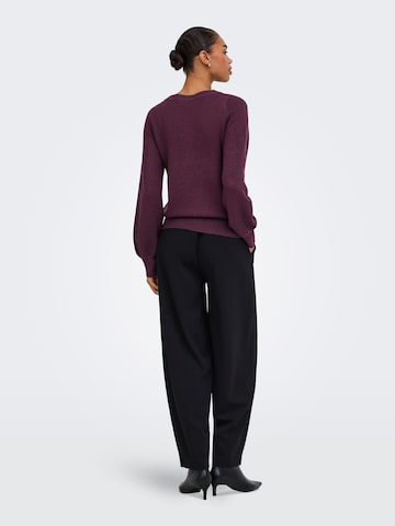 JDY Sweater 'Rue' in Red