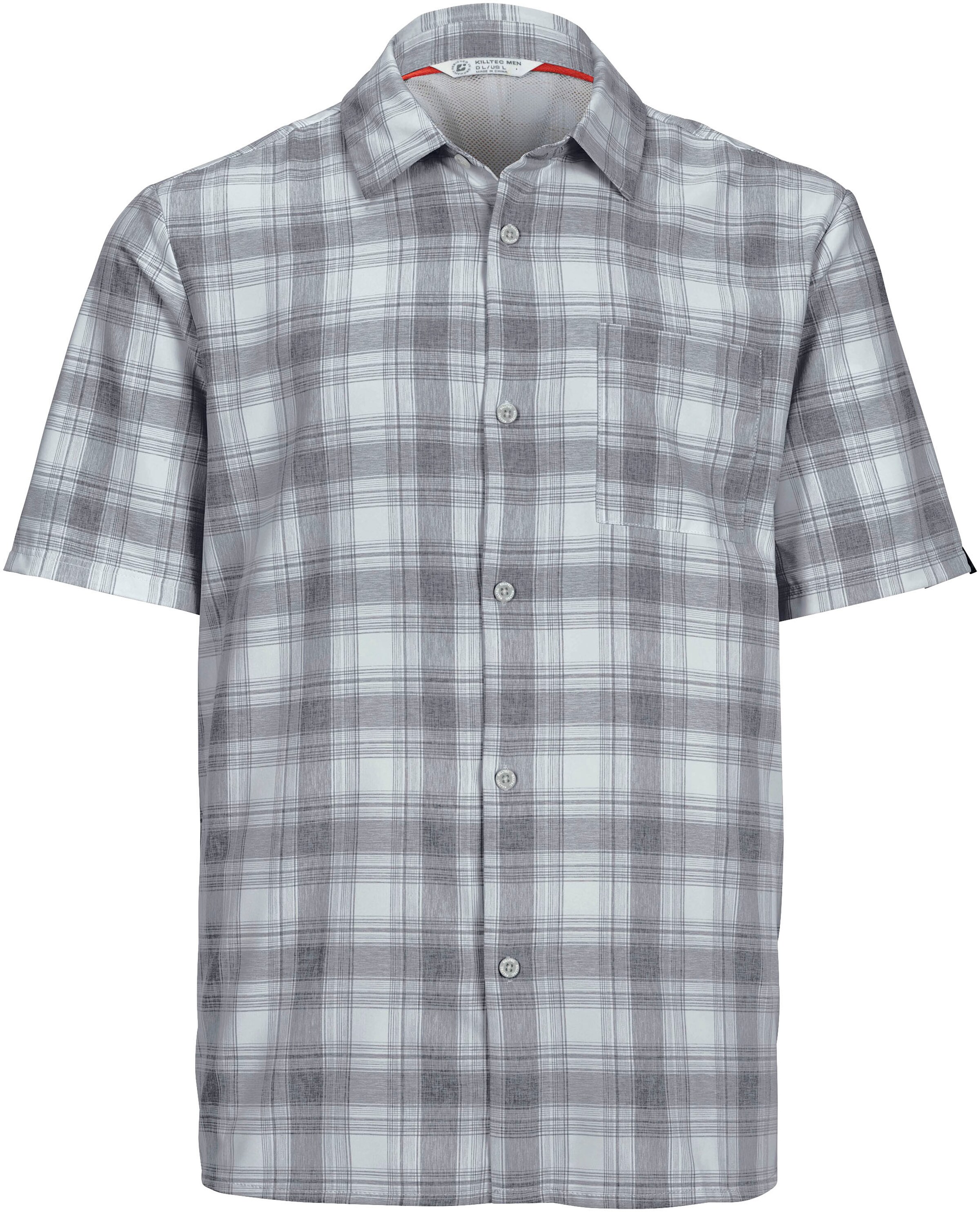 KILLTEC Regular Fit Hemd in Grau: Vorderseite