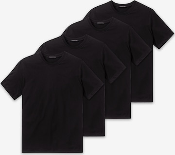 SCHIESSER Shirt in Zwart: voorkant