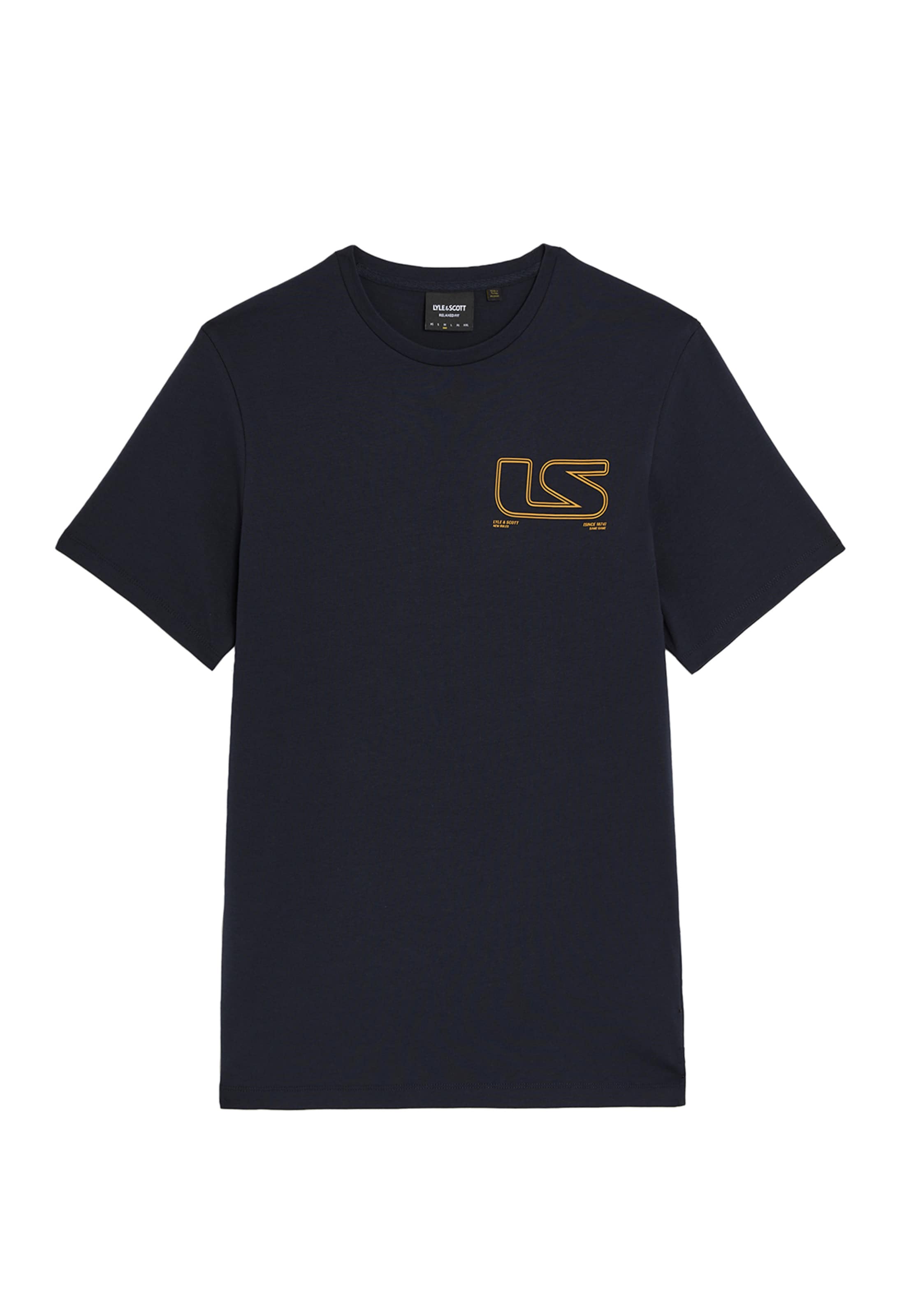 Lyle & Scott T-Shirt en bleu marine, Vue avec produit