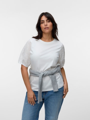 Haut Vero Moda Curve en blanc : devant