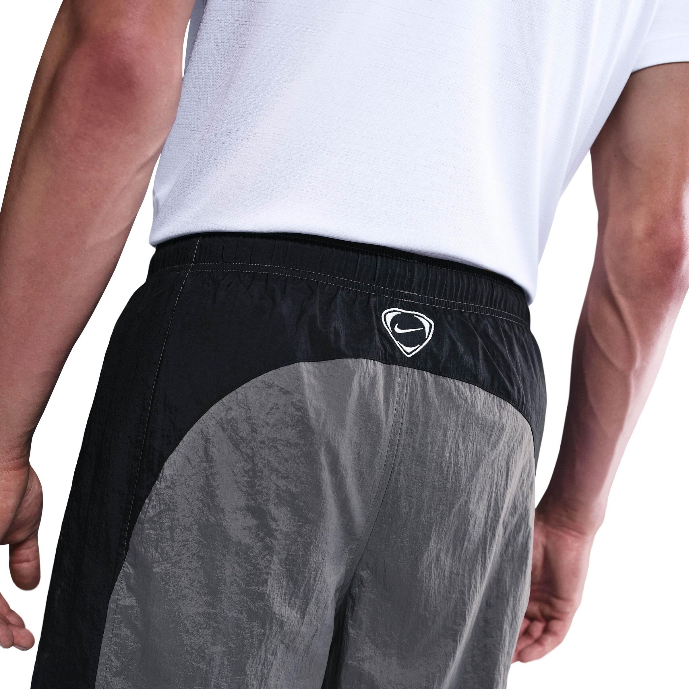 NIKE Tapered Workout Pants 'Total 90' in Grey