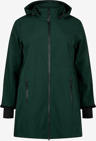 Zizzi Prehodna jakna | zelena barva: sprednja stran