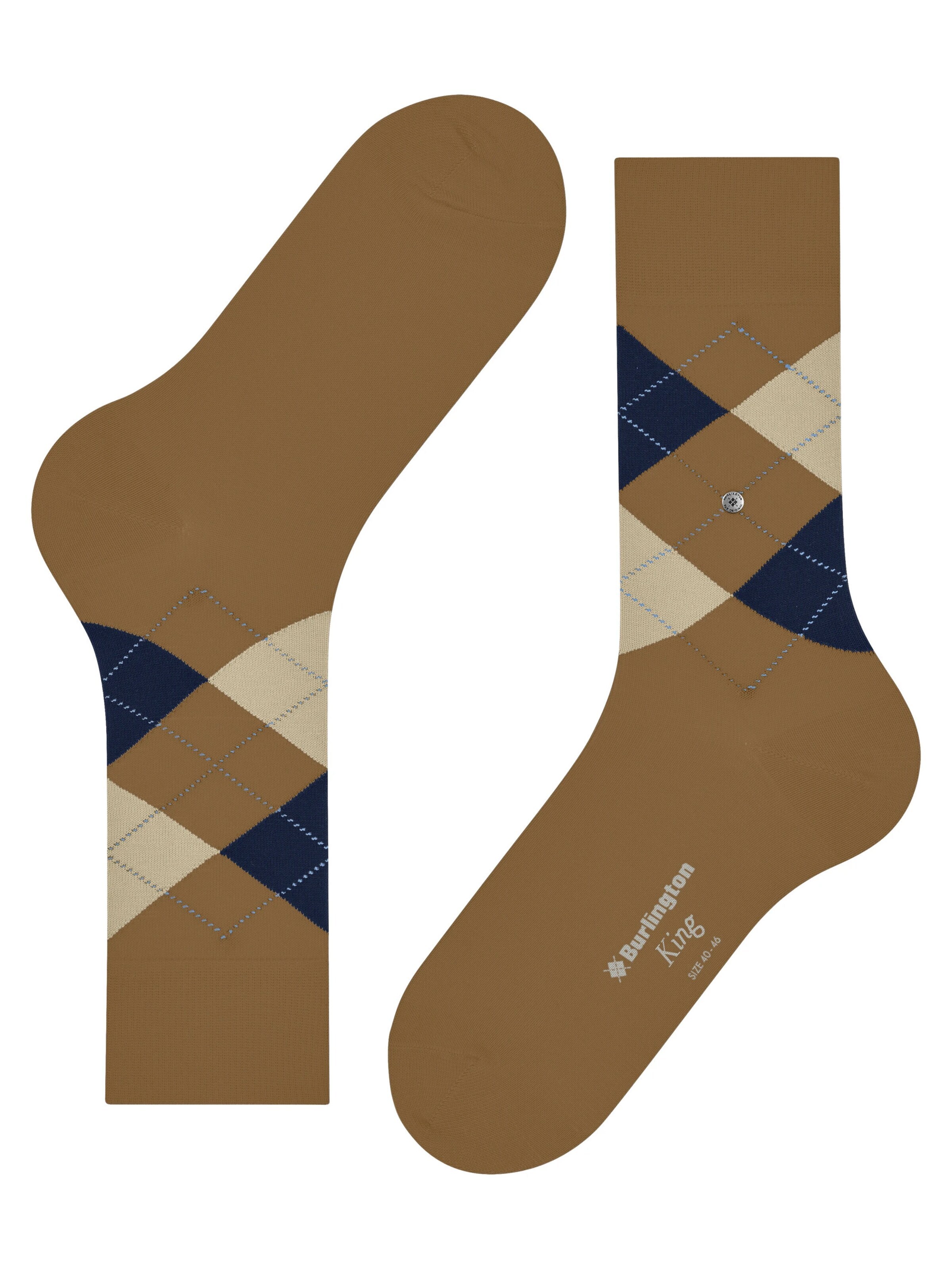 BURLINGTON Socks 'King' in Brown