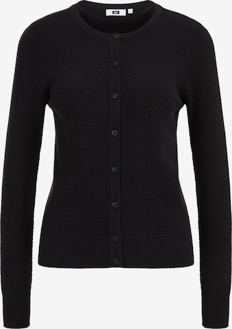 WE Fashion Knit cardigan in Black: front